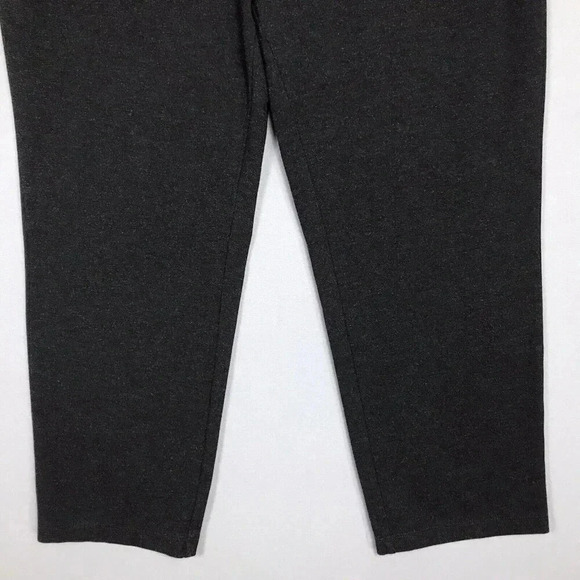Eileen Fisher Ponte Knit Stretch Pull On Pants Women's Size 3X Black Melange - Picture 3 of 15